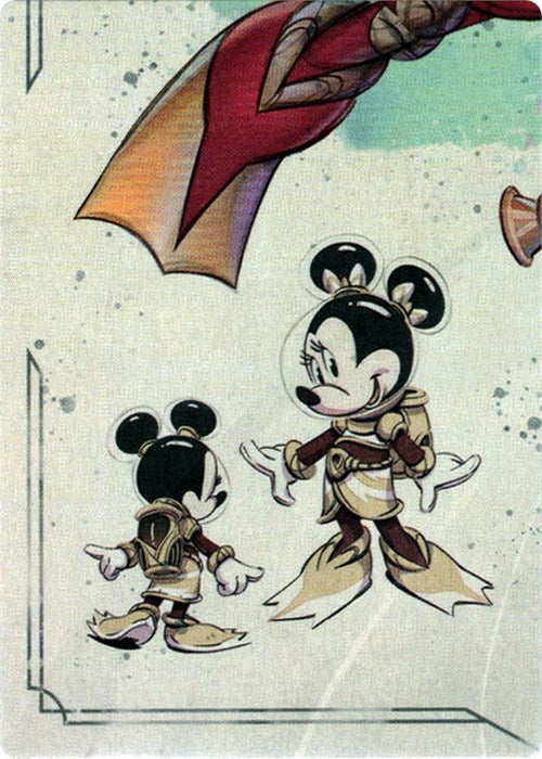 Image for Minnie Mouse - Wide-Eyed Diver Puzzle Insert (Bottom Left) (Rise of the Floodborn) (2) - Disney Lorcana