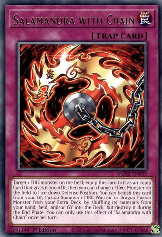 Salamandra with Chain (MZMI-EN009) (Maze of Millennia) YuGiOh