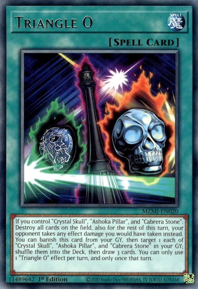 Triangle O (MZMI-EN020) (Maze of Millennia) YuGiOh