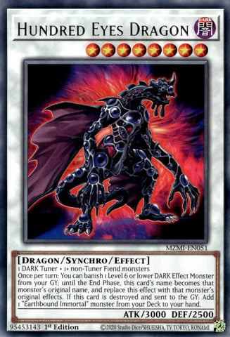 Hundred Eyes Dragon (MZMI-EN051) (Maze of Millennia) YuGiOh