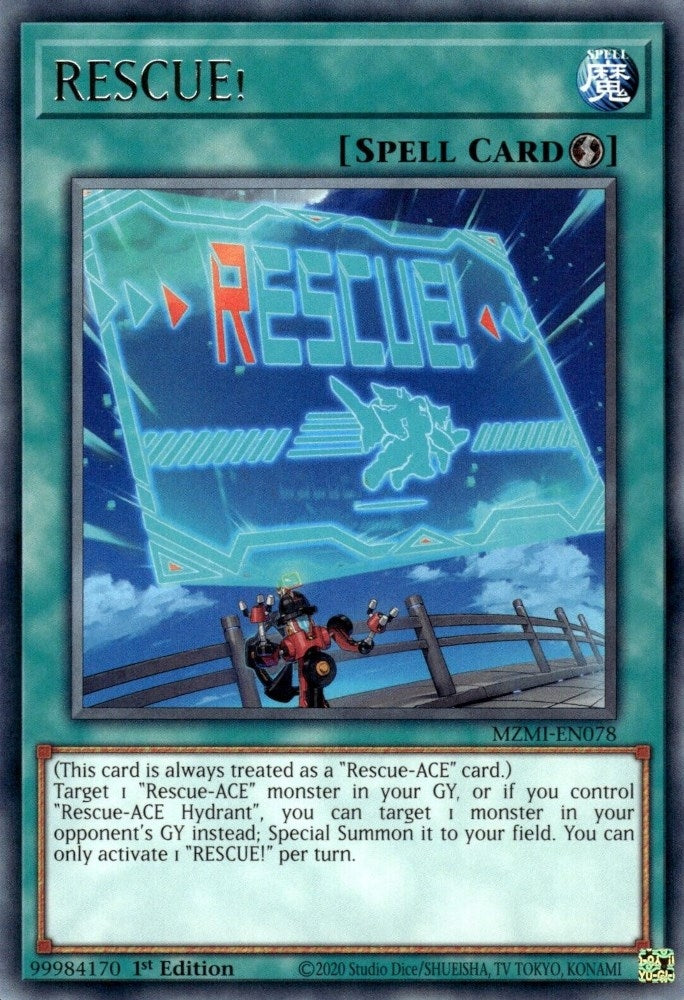 RESCUE! (MZMI-EN078) (Maze of Millennia) YuGiOh