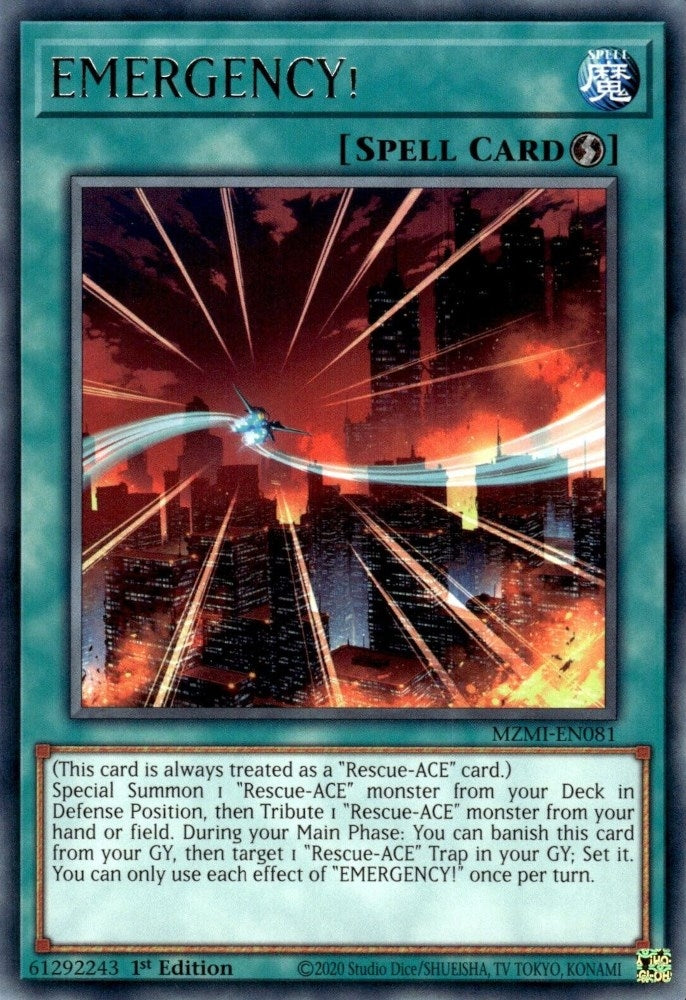 EMERGENCY! (MZMI-EN081) (Maze of Millennia) YuGiOh