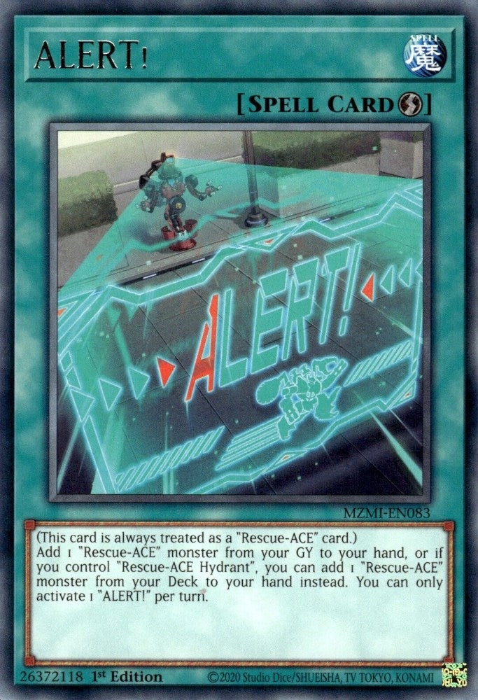 ALERT! (MZMI-EN083) (Maze of Millennia) YuGiOh