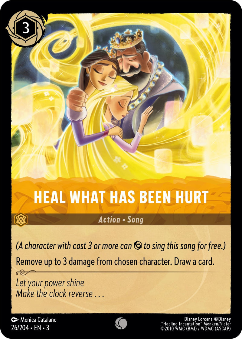 Image for Heal What Has Been Hurt (26/204) (Into the Inklands) (3) - Disney Lorcana