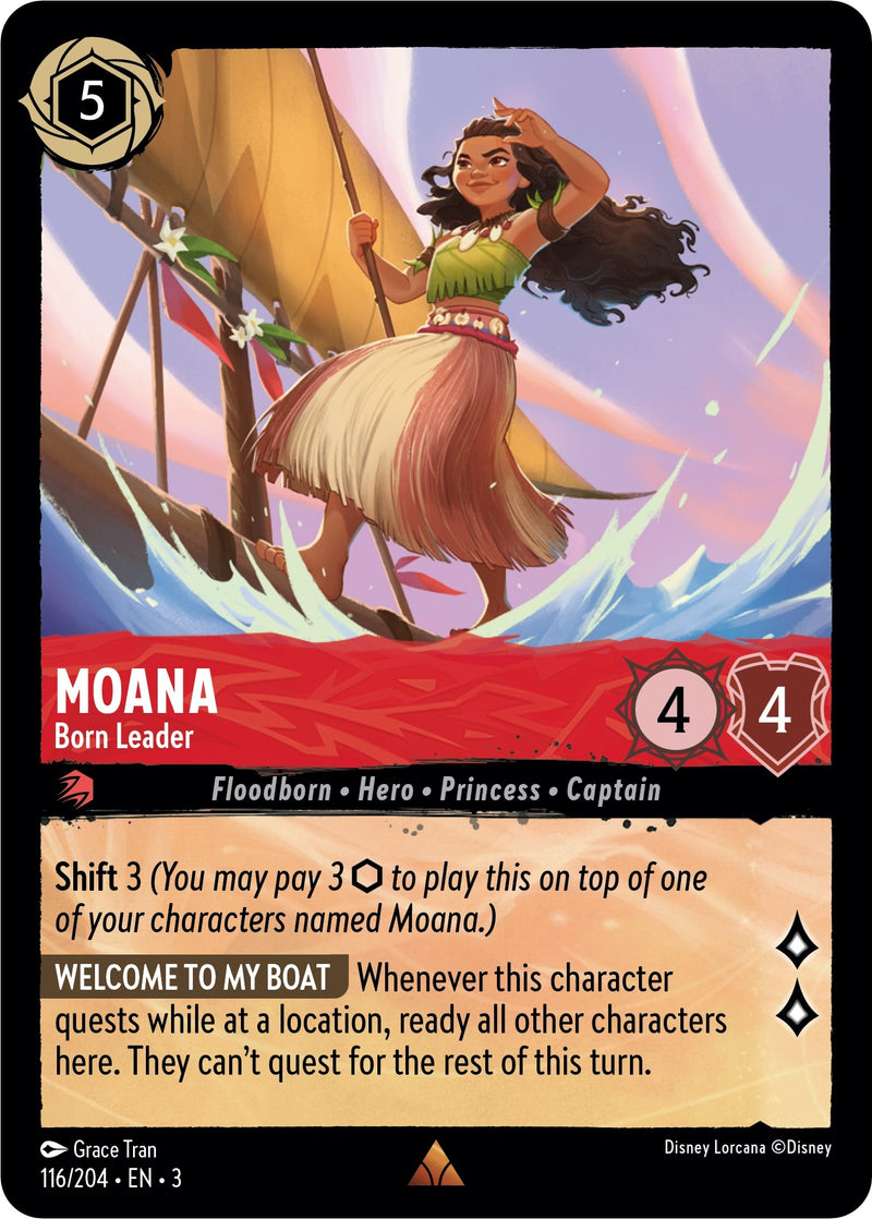 Image for Moana - Born Leader (116/204) (Into the Inklands) (3) - Disney Lorcana