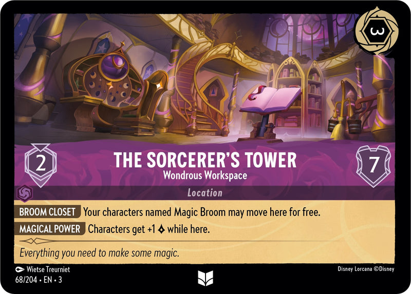 Image for The Sorcerer's Tower - Wondrous Workspace (68/204) (Into the Inklands) (3) - Disney Lorcana