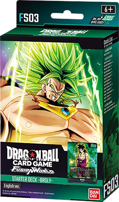 Starter Deck 3: Broly Dragon Ball Super: Fusion World