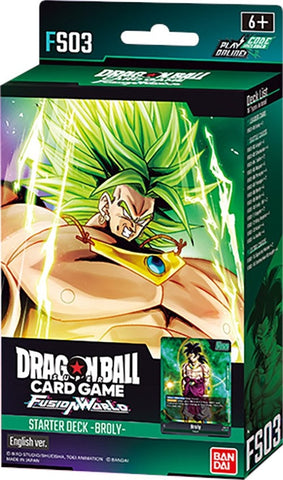 Starter Deck 3: Broly Dragon Ball Super: Fusion World