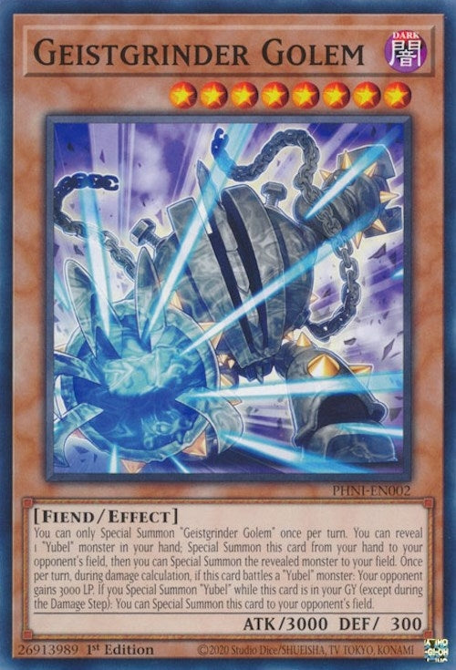 Geistgrinder Golem (PHNI-EN002) (Phantom Nightmare) YuGiOh