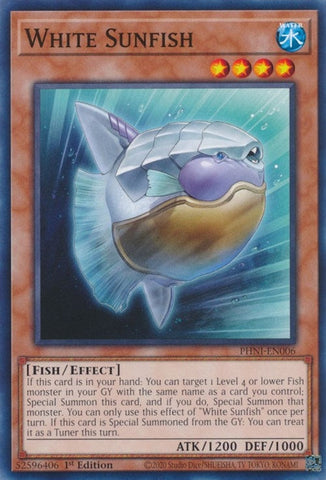 White Sunfish (PHNI-EN006) (Phantom Nightmare) YuGiOh