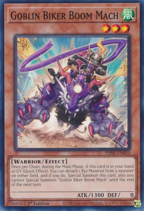 Goblin Biker Boom Mach (PHNI-EN010) (Phantom Nightmare) YuGiOh