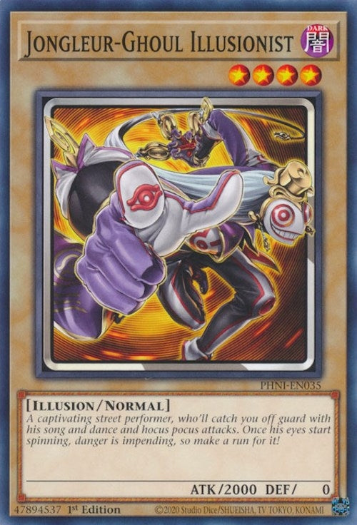 Jongleur-Ghoul Illusionist (PHNI-EN035) (Phantom Nightmare) YuGiOh