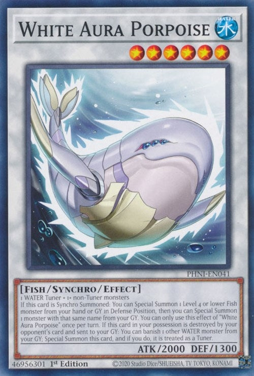 White Aura Porpoise (PHNI-EN041) (Phantom Nightmare) YuGiOh