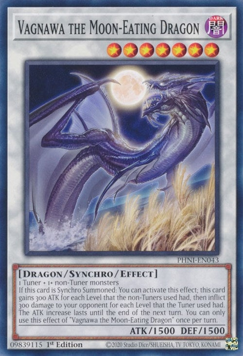 Vagnawa the Moon-Eating Dragon (PHNI-EN043) (Phantom Nightmare) YuGiOh
