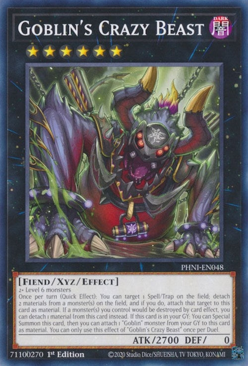 Goblin's Crazy Beast (PHNI-EN048) (Phantom Nightmare) YuGiOh