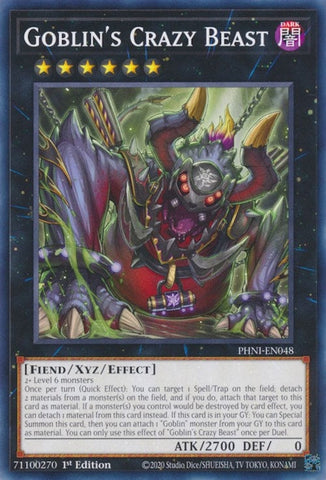 Goblin's Crazy Beast (PHNI-EN048) (Phantom Nightmare) YuGiOh