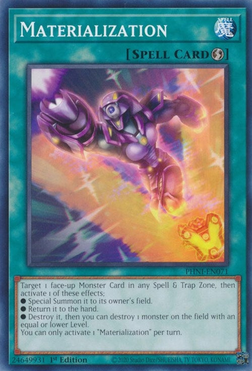 Materialization (PHNI-EN071) (Phantom Nightmare) YuGiOh