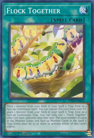 Flock Together (PHNI-EN072) (Phantom Nightmare) YuGiOh