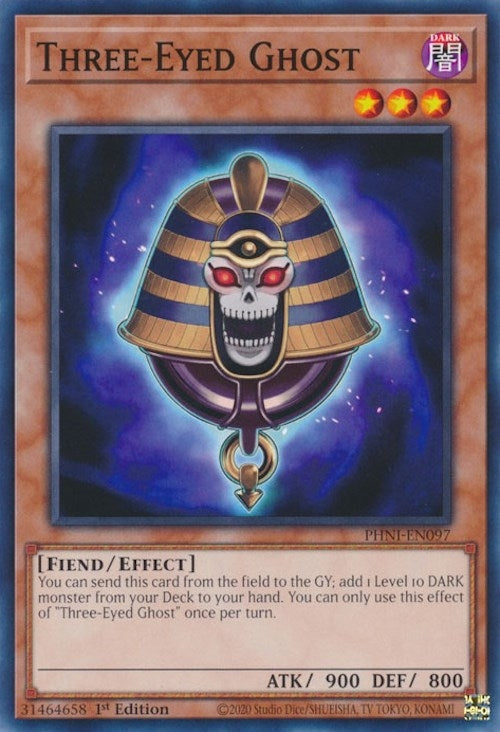 Three-Eyed Ghost (PHNI-EN097) (Phantom Nightmare) YuGiOh