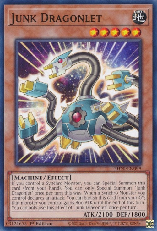 Junk Dragonlet (PHNI-EN099) (Phantom Nightmare) YuGiOh