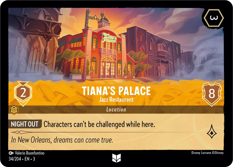 Image for Tiana's Palace - Jazz Restaurant (34/204) (Into the Inklands) (3) - Disney Lorcana