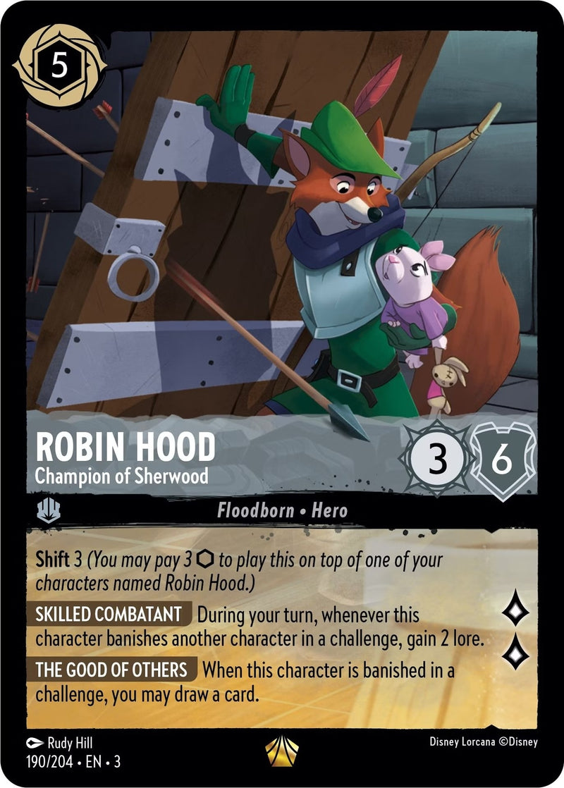 Image for Robin Hood - Champion of Sherwood (190/204) (Into the Inklands) (3) - Disney Lorcana
