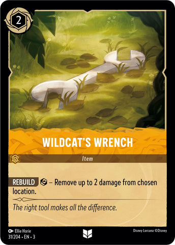 Wildcat's Wrench (31/204) (Into the Inklands) Disney Lorcana