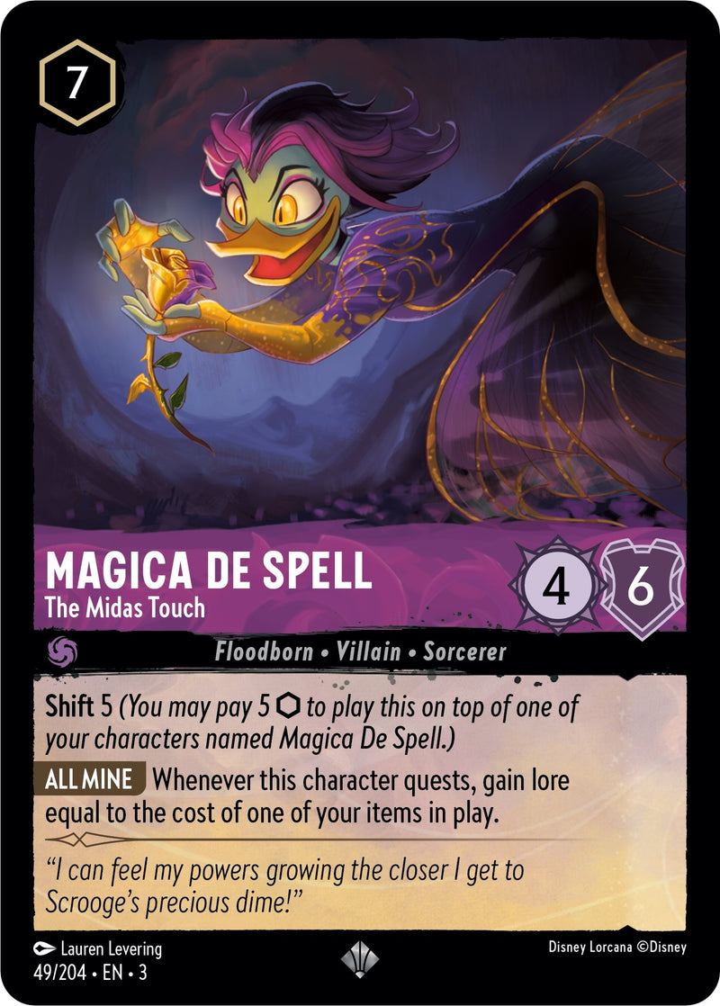Image for Magica De Spell - The Midas Touch (49/204) (Into the Inklands) (3) - Disney Lorcana