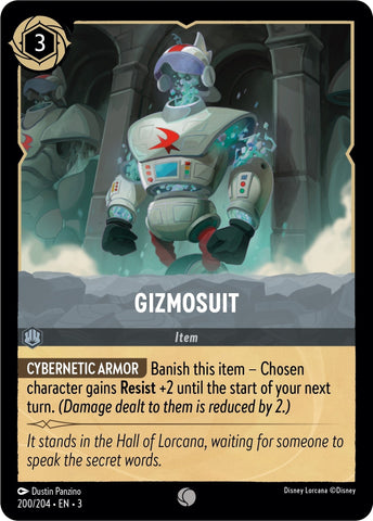 Image for Gizmosuit (200/204) (Into the Inklands) (3) - Disney Lorcana