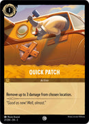 Image for Quick Patch (27/204) (Into the Inklands) (3) - Disney Lorcana
