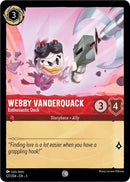 Image for Webby Vanderquack - Enthusiastic Duck (127/204) (Into the Inklands) (3) - Disney Lorcana