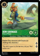 Image for Don Karnage - Prince of Pirates (71/204) (Into the Inklands) (3) - Disney Lorcana