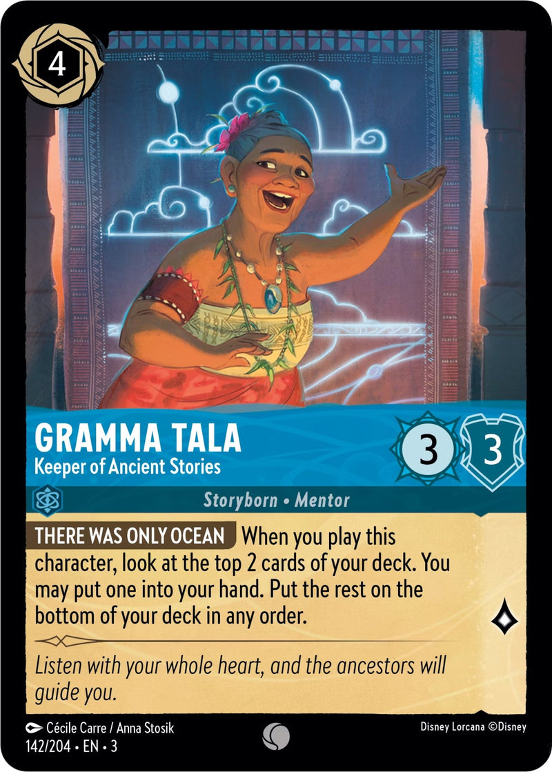 Image for Gramma Tala - Keeper of Ancient Stories (142/204) (Into the Inklands) (3) - Disney Lorcana