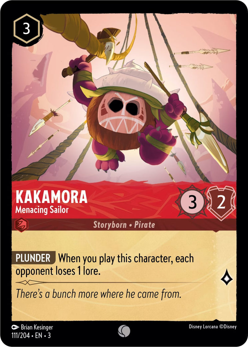 Image for Kakamora - Menacing Sailor (111/204) (Into the Inklands) (3) - Disney Lorcana