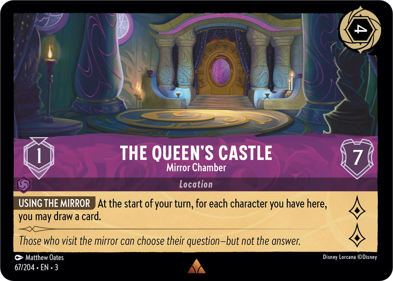 Image for The Queen's Castle - Mirror Chamber (67/204) (Into the Inklands) (3) - Disney Lorcana