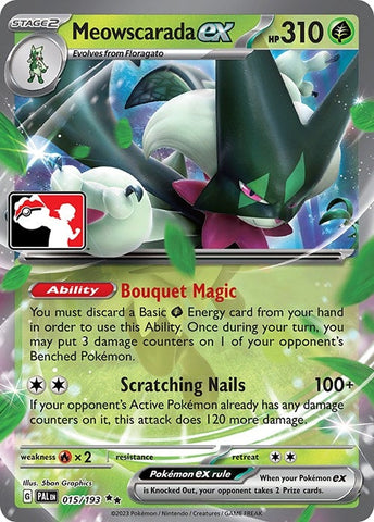 Meowscarada ex (015/193) (Prize Pack Series Cards) Pokemon