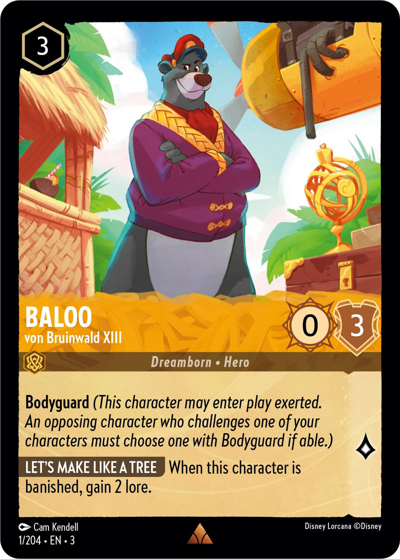 Image for Baloo - von Bruinwald XIII (1/204) (Into the Inklands) (3) - Disney Lorcana