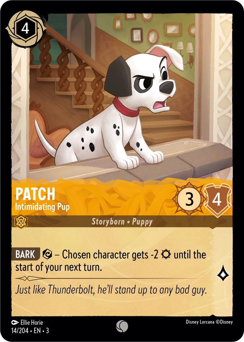 Image for Patch - Intimidating Pup (14/204) (Into the Inklands) (3) - Disney Lorcana