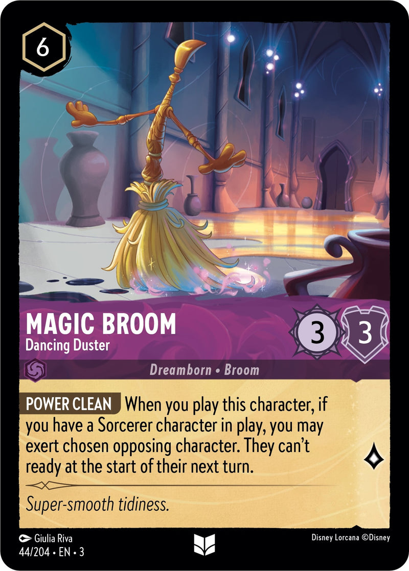 Image for Magic Broom - Dancing Duster (44/204) (Into the Inklands) (3) - Disney Lorcana
