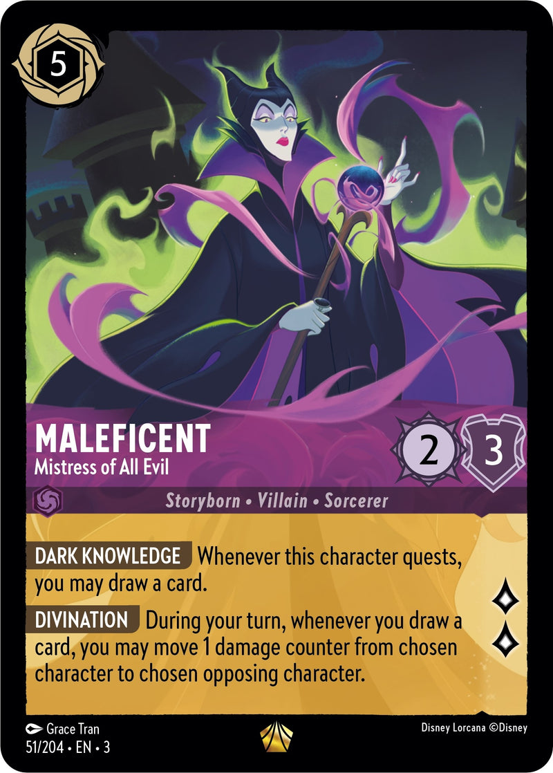 Image for Maleficent - Mistress of All Evil (51/204) (Into the Inklands) (3) - Disney Lorcana