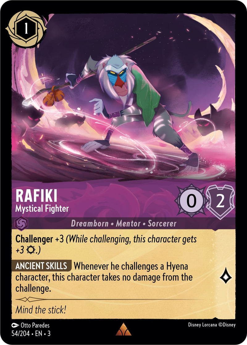 Image for Rafiki - Mystical Fighter (54/204) (Into the Inklands) (3) - Disney Lorcana