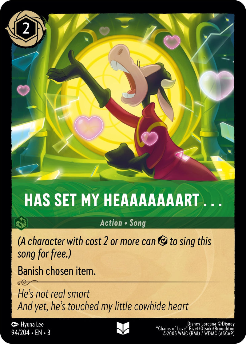 Image for Has Set My Heaaaaaaart . . . (94/204) (Into the Inklands) (3) - Disney Lorcana