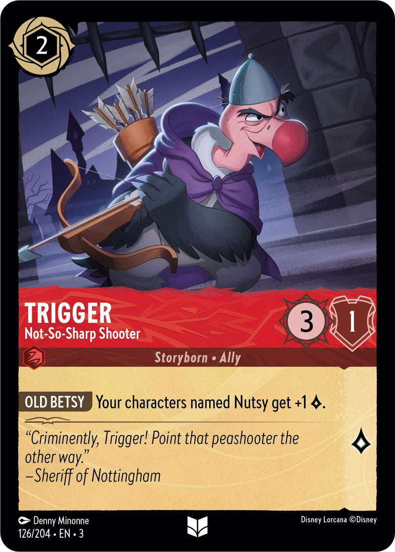 Image for Trigger - Not-So-Sharp Shooter (126/204) (Into the Inklands) (3) - Disney Lorcana