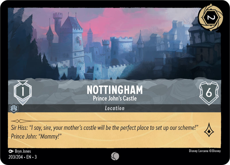 Image for Nottingham - Prince John's Castle (203/204) (Into the Inklands) (3) - Disney Lorcana