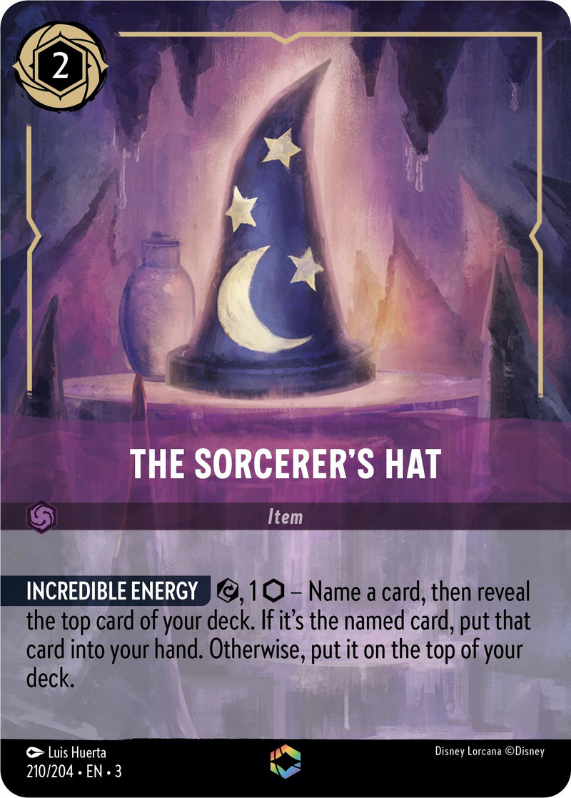 Image for The Sorcerer's Hat (Enchanted) (210/204) (Into the Inklands) (3) - Disney Lorcana