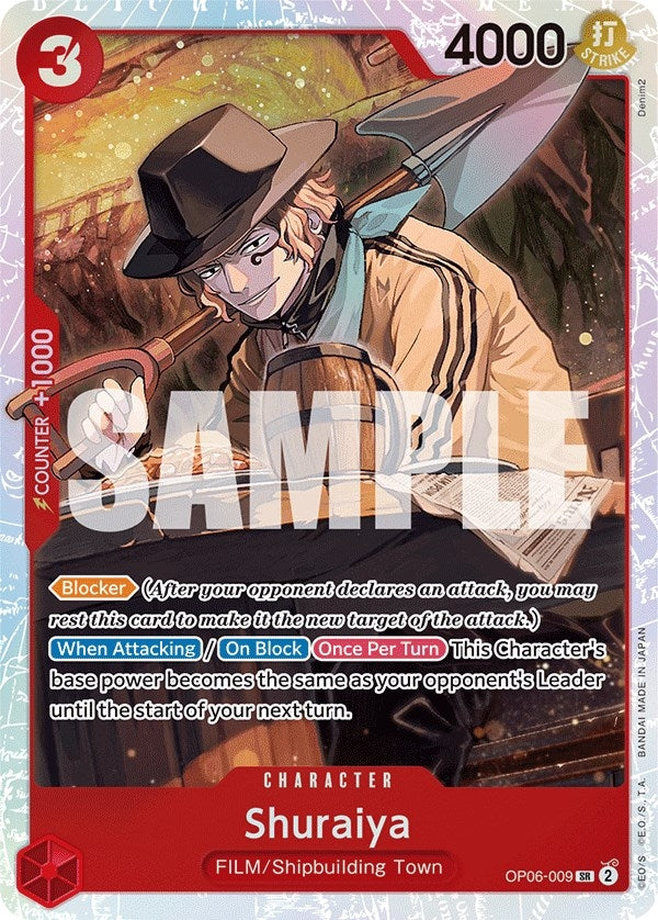 Image for Shuraiya (OP06-009) (Wings of the Captain) - One Piece Card Game