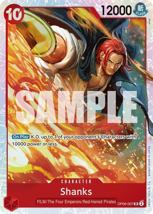 Image for Shanks (OP06-007) (Wings of the Captain) - One Piece Card Game