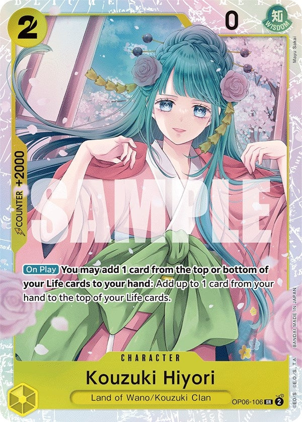 Kouzuki Hiyori (OP06-106) (Wings of the Captain) (OP06) One Piece Card Game