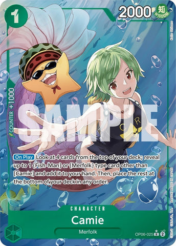 Camie (Alternate Art) (OP06-025) (Wings of the Captain) One Piece Card Game