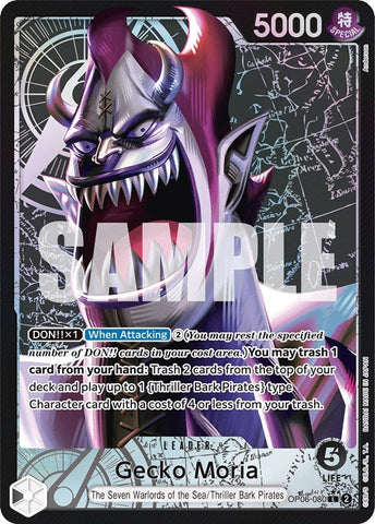 Gecko Moria (080) (Alternate Art) (OP06-080) (Wings of the Captain) One Piece Card Game